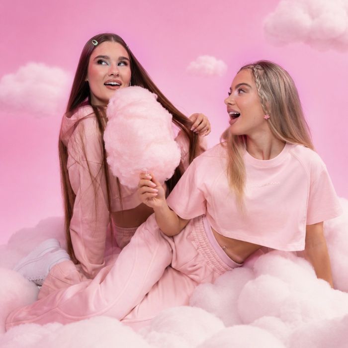 Women‘s Mochi Cropped Hoodie Pink - GymBeam M