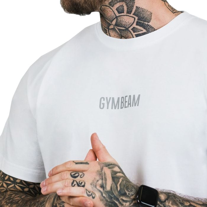 FIT T-Shirt in White - GymBeam L
