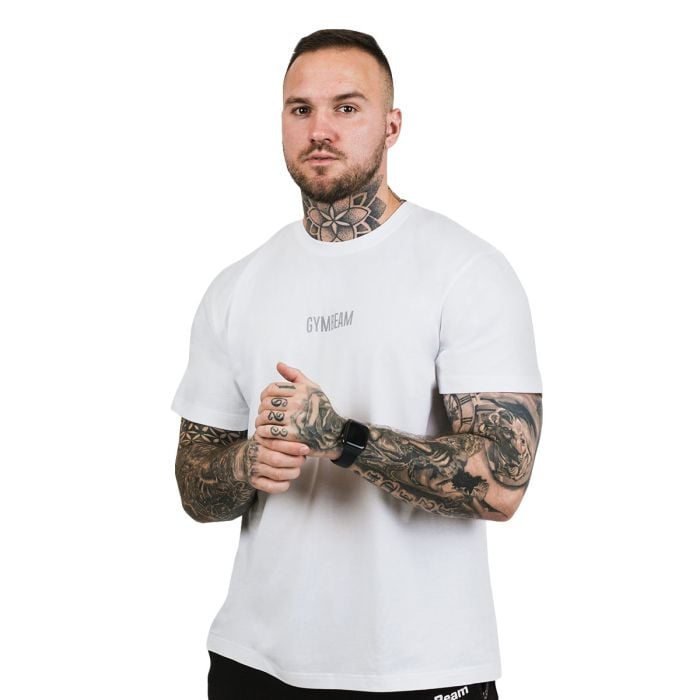 FIT T-Shirt in White - GymBeam L