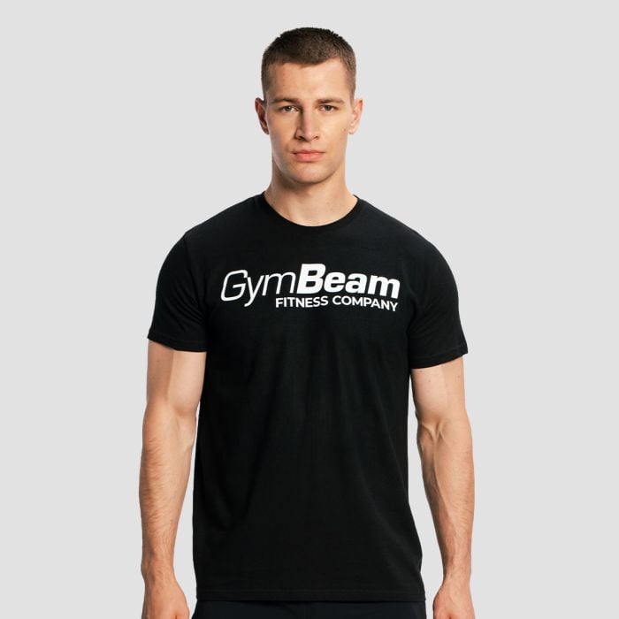 Fitness T-shirt Black - GymBeam M