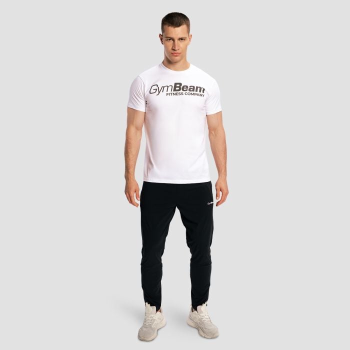 Fitness T-shirt White - GymBeam L