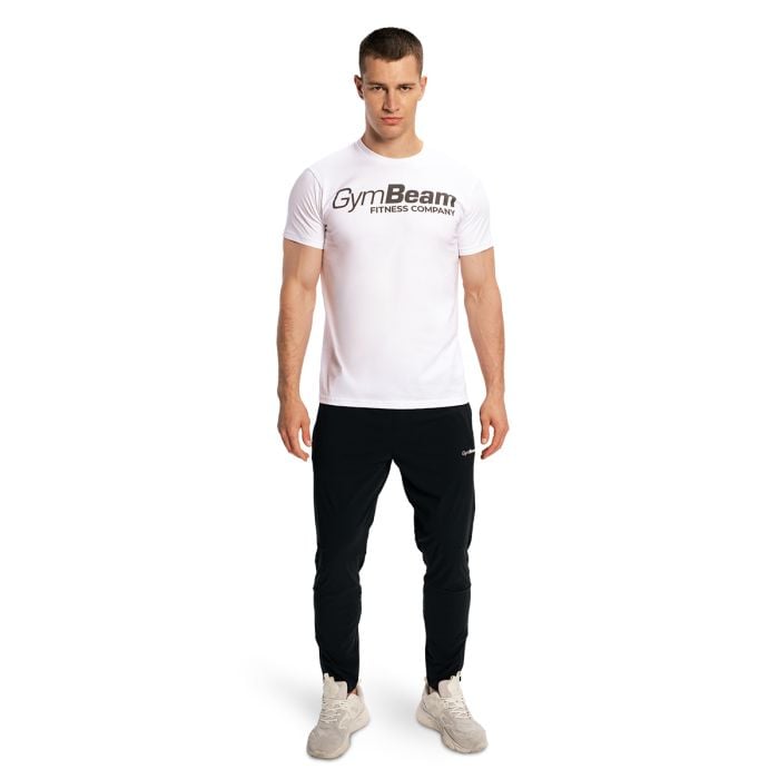 Fitness T-shirt White - GymBeam L