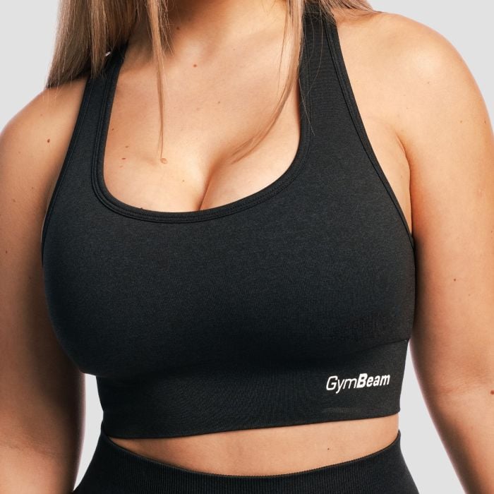 FLO Sports Bra Graphite - GymBeam M