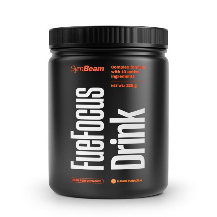 FueFocus Drink - GymBeam 125 g - mango maracuja
