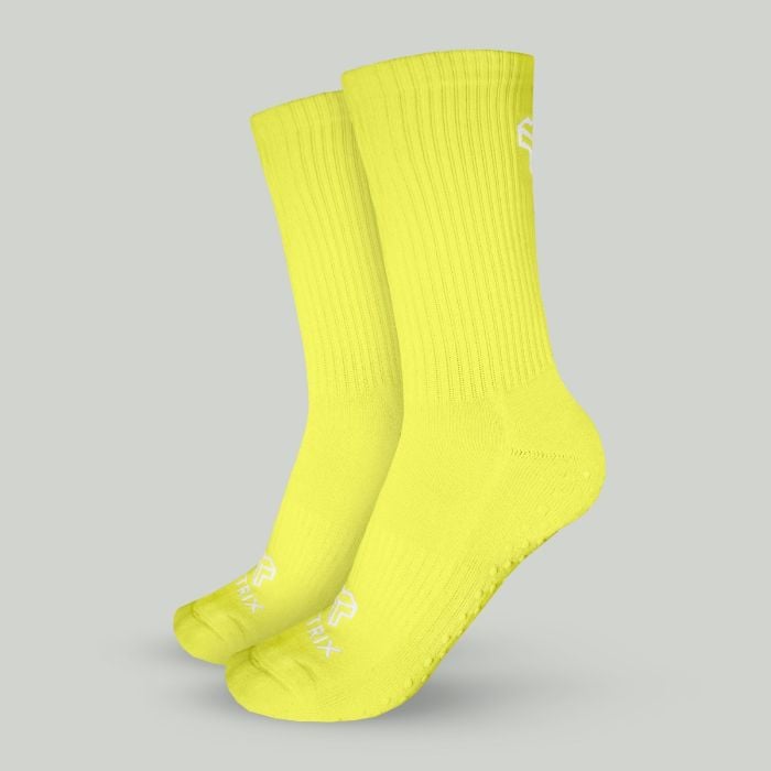 Funktionelle Crew Socken in Chartreuse - STRIX S