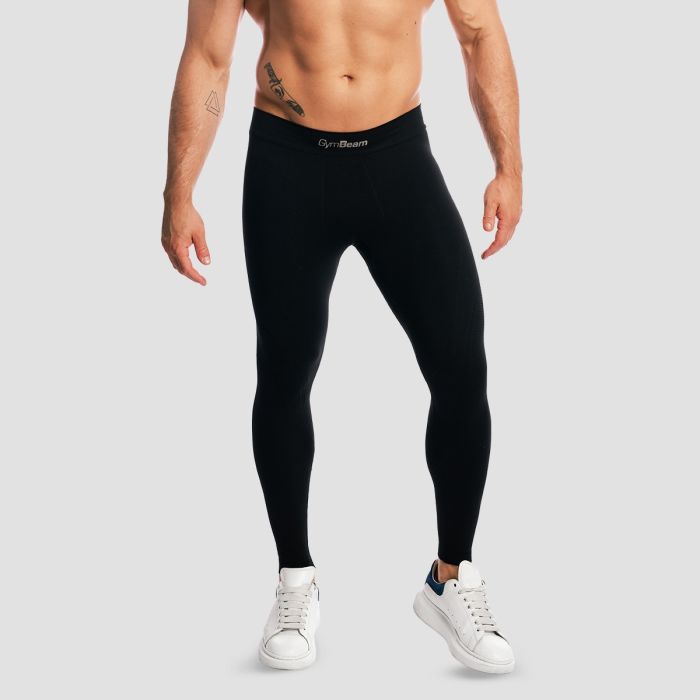Fuse Leggings Black - GymBeam XL
