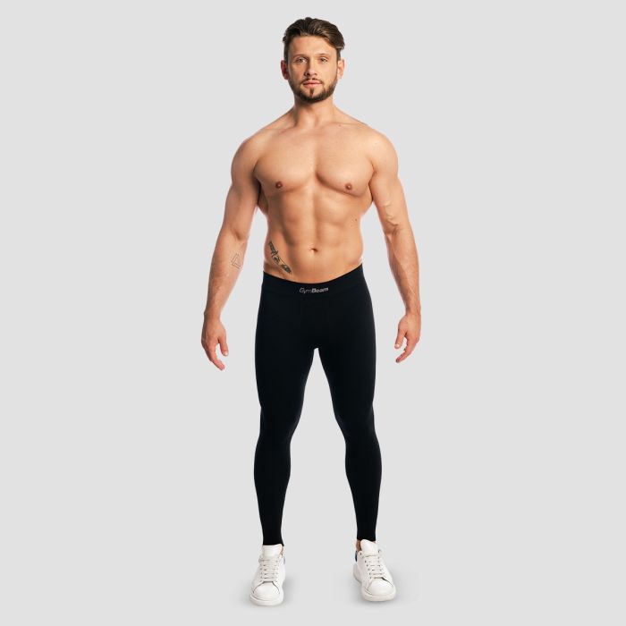 Fuse Leggings Black - GymBeam XL