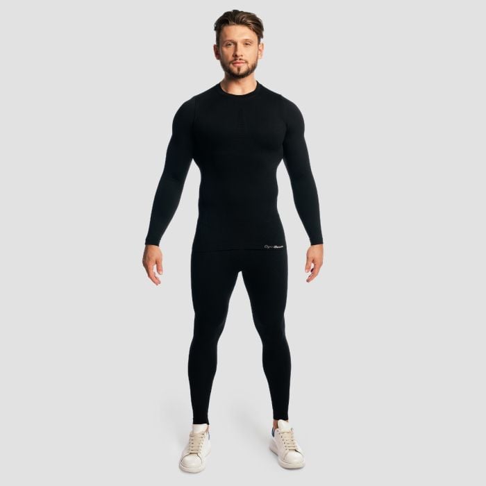 Fuse Longsleeve T-shirt Black - GymBeam M