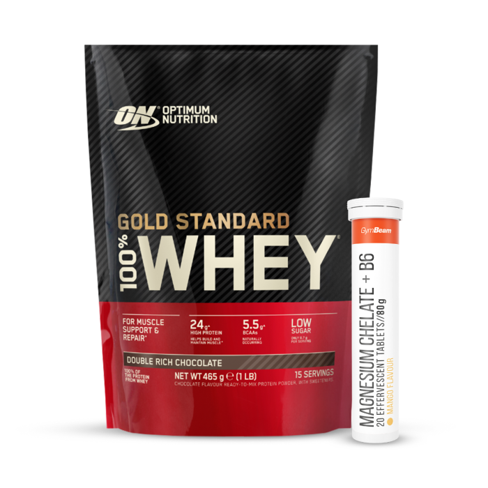 Proteín 100% Whey Gold Standard - Optimum Nutrition 2015 g - double rich chocolate