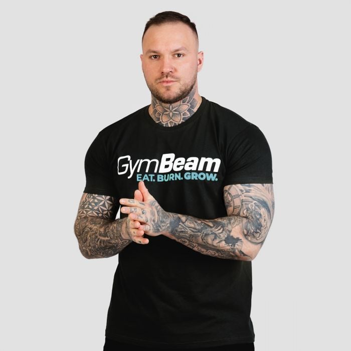 Grow T-Shirt Black - GymBeam L