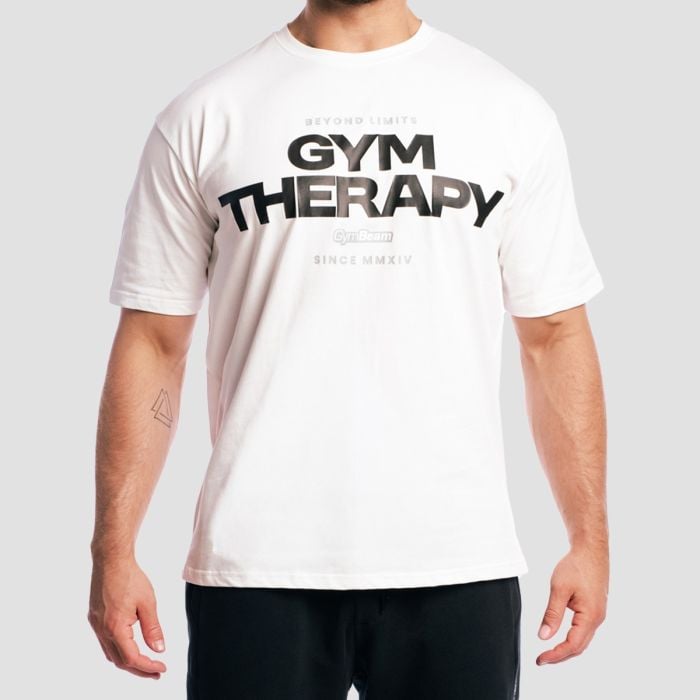Gym Therapy T-shirt White - GymBeam M