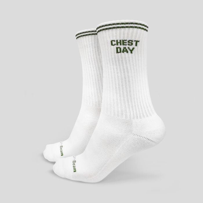 GymRat Socks 3Pack White - GymBeam L