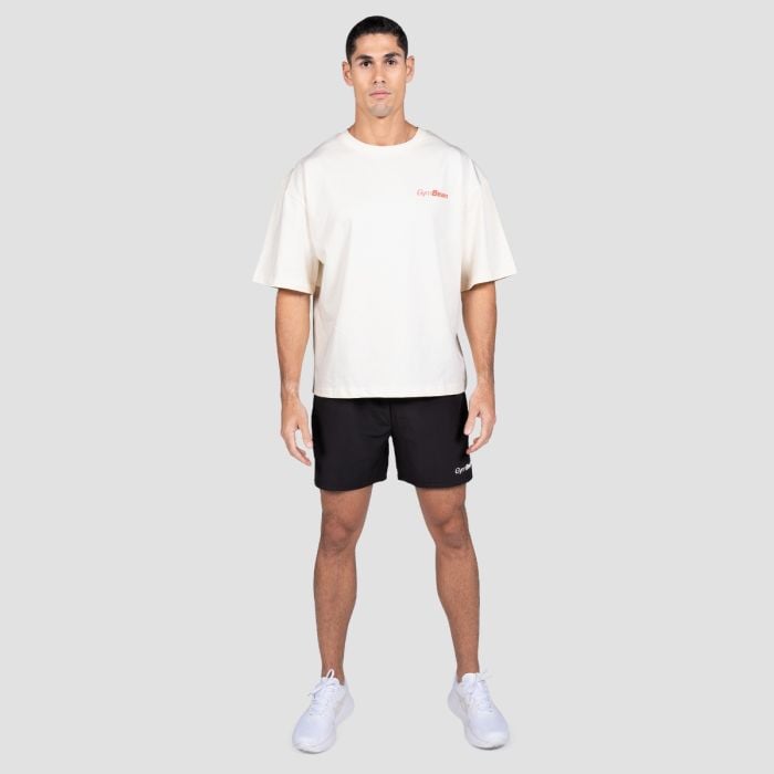 GymRat T-shirt Cream - GymBeam XXL