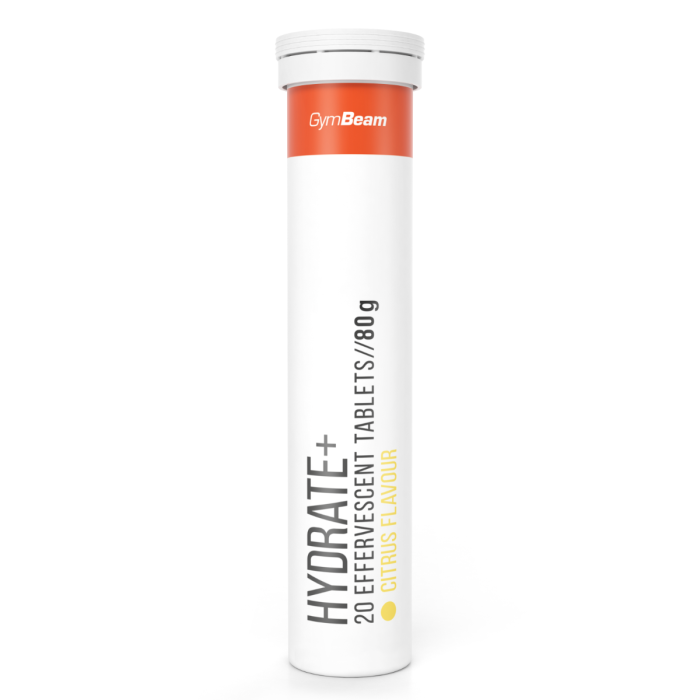 Hydrate + Brausetabletten - GymBeam 20 Tabletten