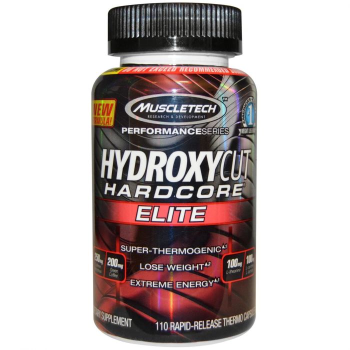 Fettverbrenner Hydroxycut Hardcore Elite 110 Kapseln - Muscletech