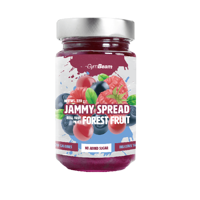 Jammy Spread - GymBeam 220 g - Erdbeere