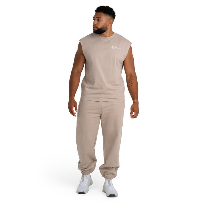 Jogginghose in Taupe - STRIX XL