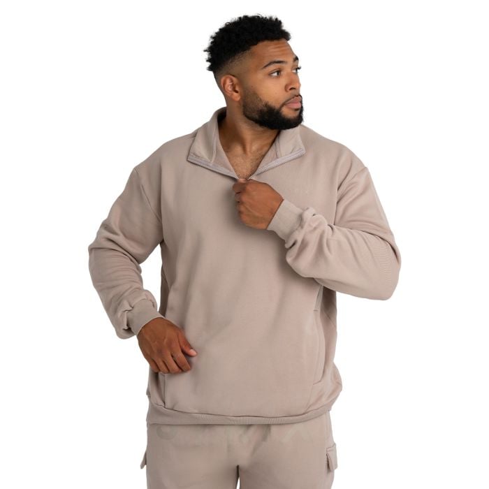 Pullover in Taupe - STRIX XL