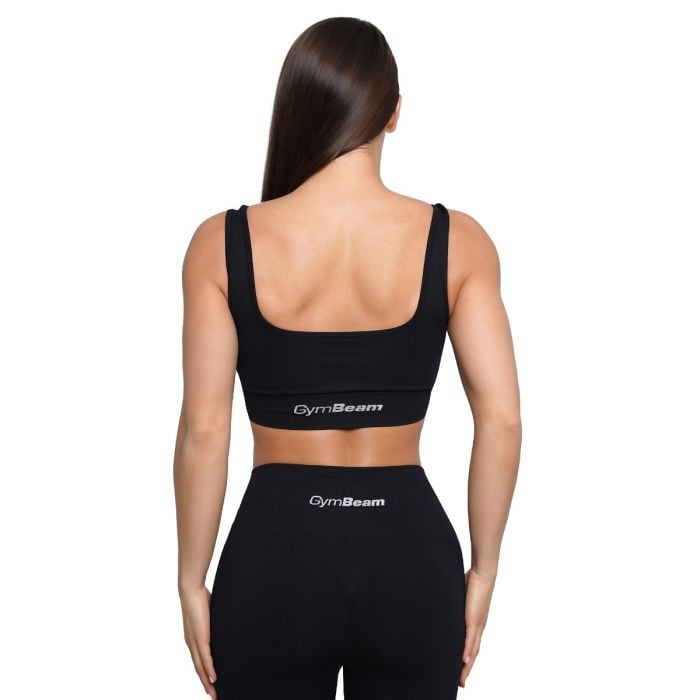 Lift Seamless Sports Bra Black - GymBeam S