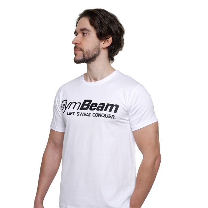 Lift T-shirt White - GymBeam XXXL