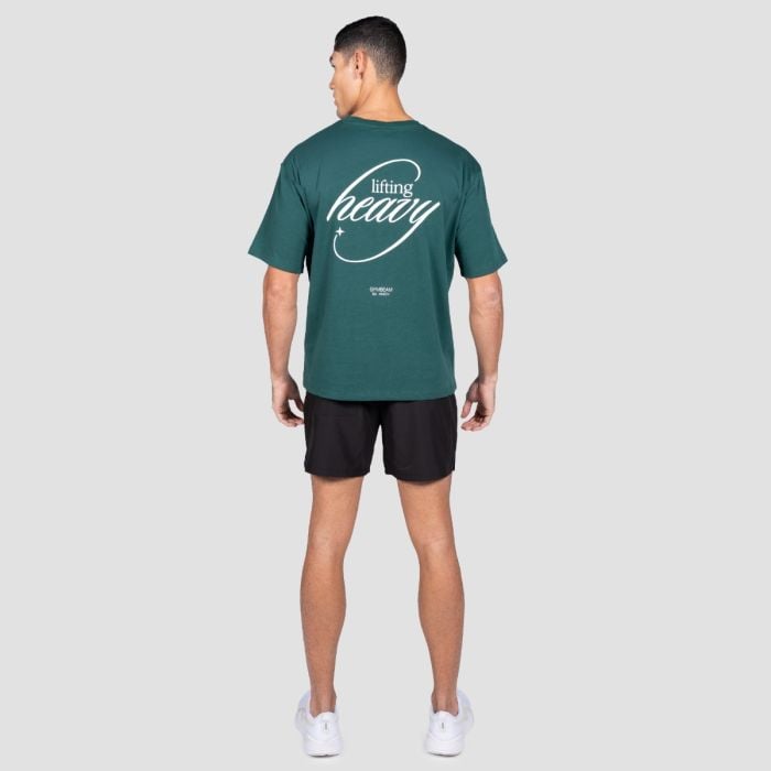 Lifting Heavy T-shirt Forest - GymBeam XXL