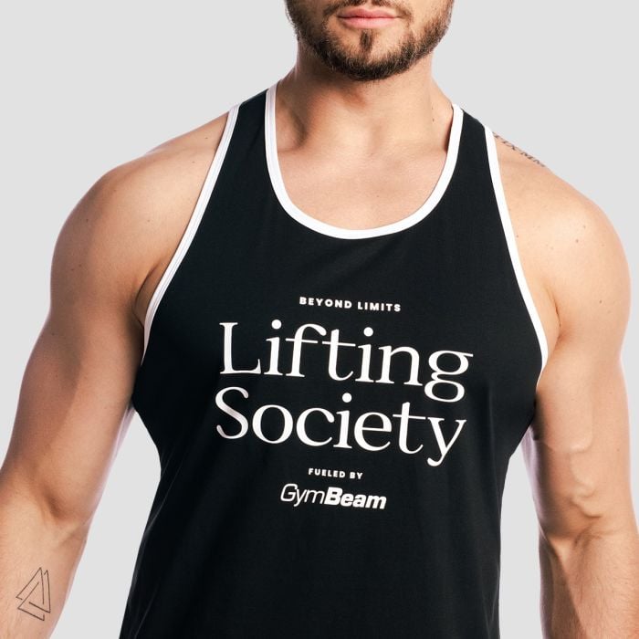 Lifting Society Stringer Black - GymBeam S