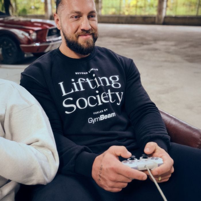 Lifting Society Sweatshirt Black - GymBeam L