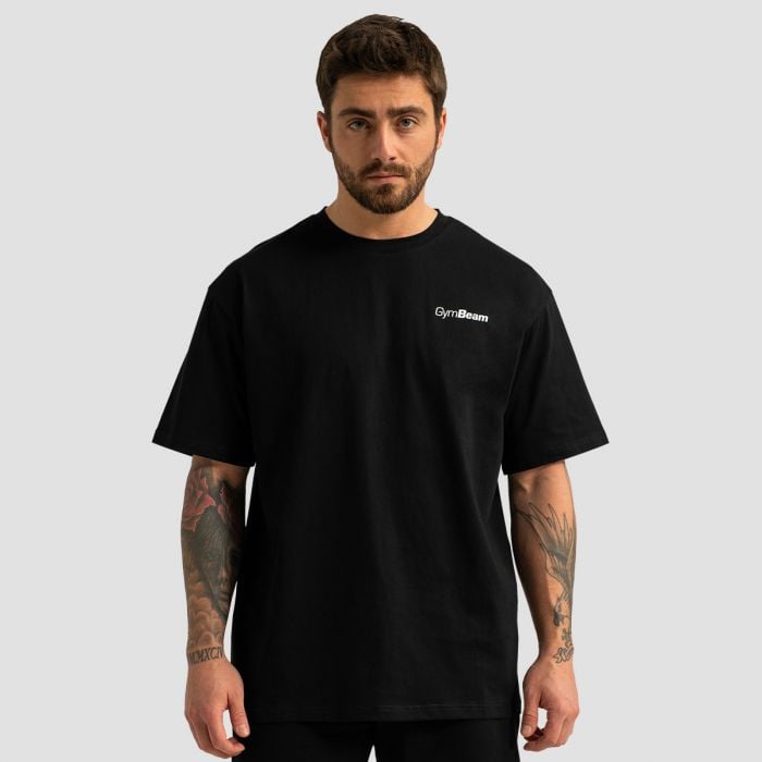 Oversized Limitless T-Shirt in Black - GymBeam XXL