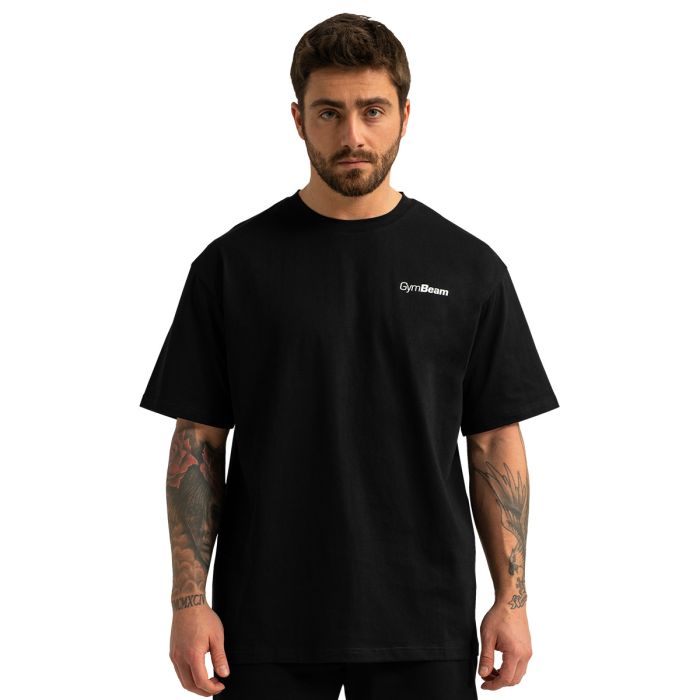 Oversized Limitless T-Shirt in Black - GymBeam XXL