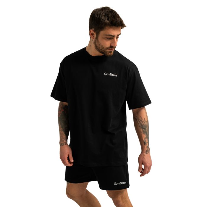 Oversized Limitless T-Shirt in Black - GymBeam XXL