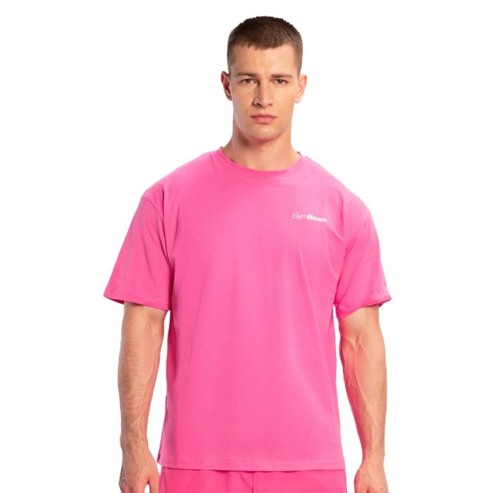 Limitless Oversized T-Shirt Dragonfruit - GymBeam L