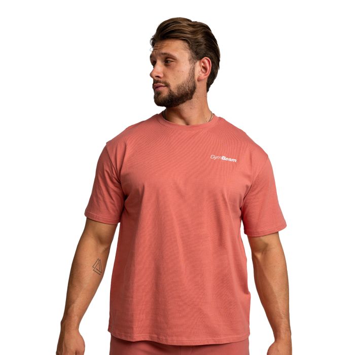 Limitless Oversized T-shirt in Cinnamon - GymBeam XL