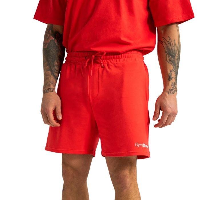 Limitless Shorts in Hot Red - GymBeam XXXL
