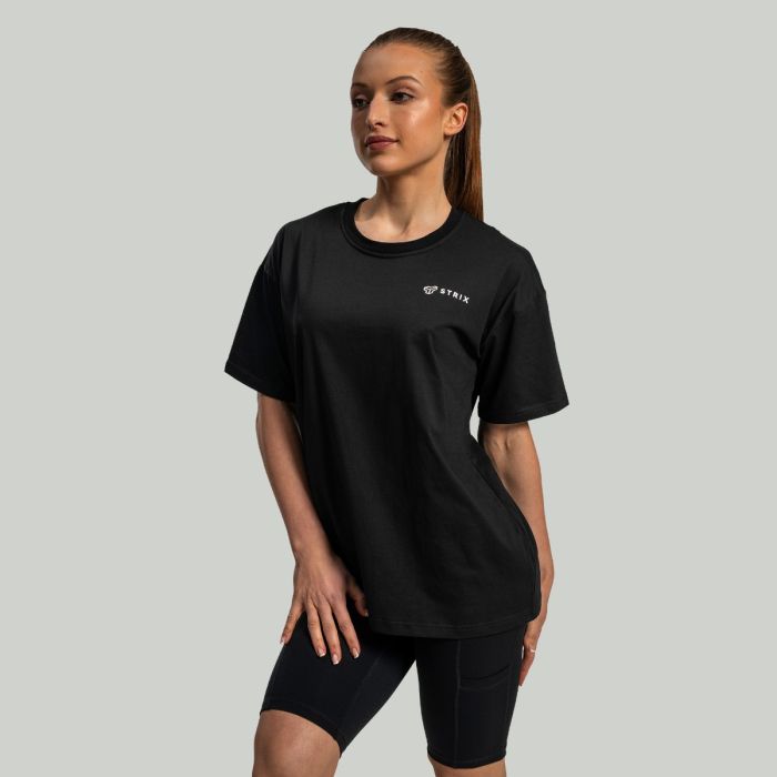 Oversized Lunar T-Shirt für Frauen in Black - STRIX XXL