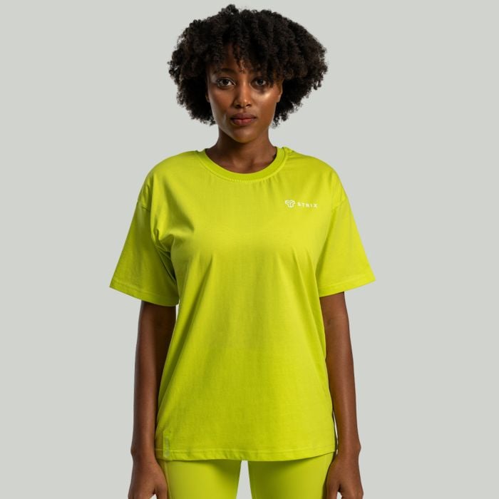Oversized Lunar T-Shirt für Frauen in Chartreuse - STRIX M