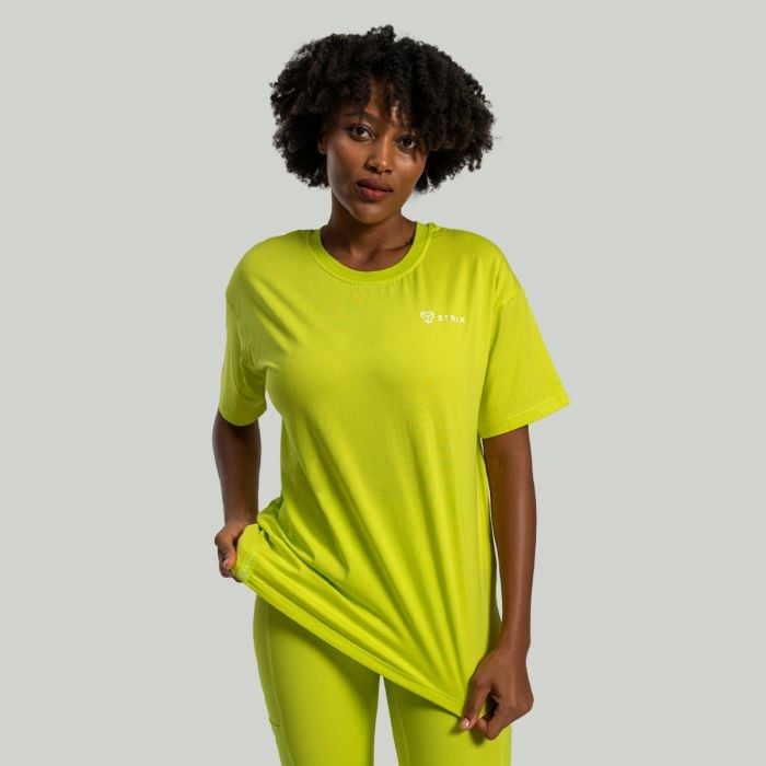 Oversized Lunar T-Shirt für Frauen in Chartreuse - STRIX M