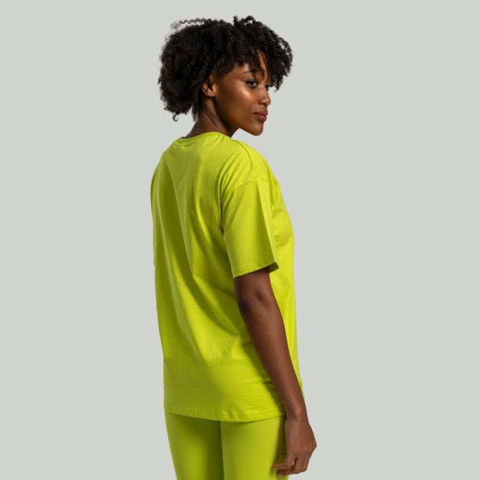 Oversized Lunar T-Shirt für Frauen in Chartreuse - STRIX M