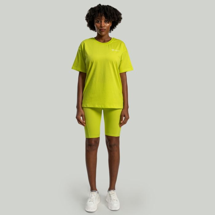 Oversized Lunar T-Shirt für Frauen in Chartreuse - STRIX M