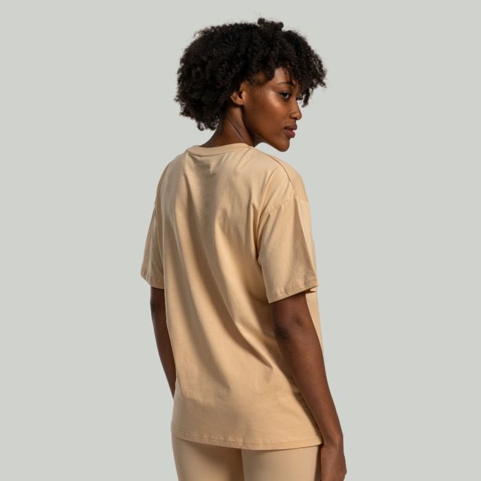 Oversized Lunar T-Shirt in Sandshell - STRIX L