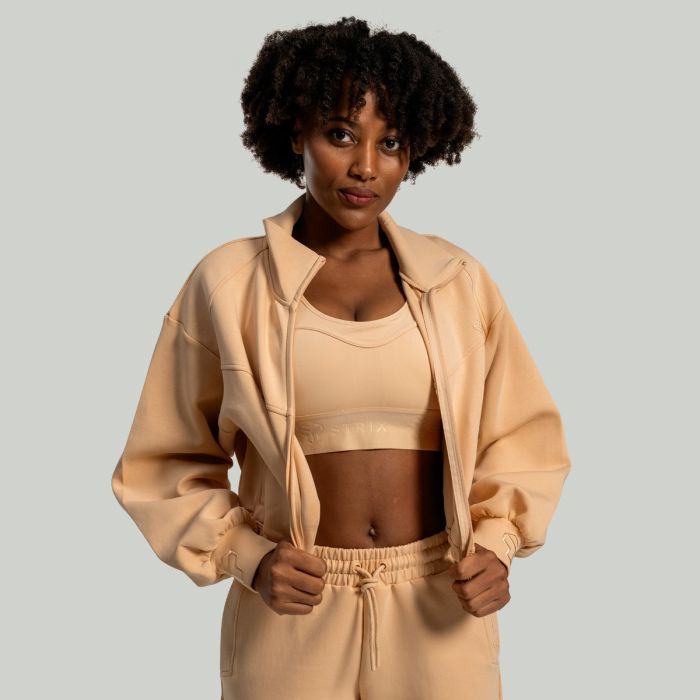 Lunar Zip-Up Jacke für Frauen Sandshell - STRIX XXL