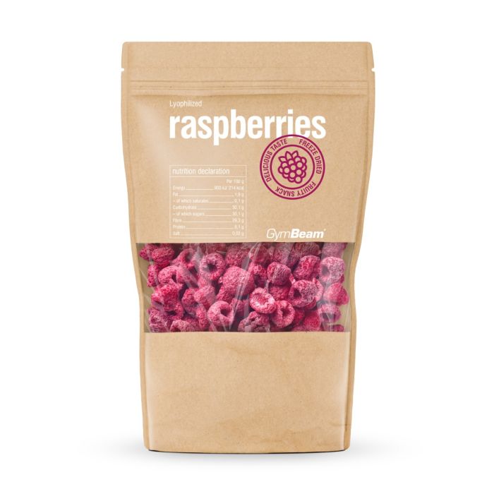 Gefriergetrocknete Himbeeren - GymBeam 100 g