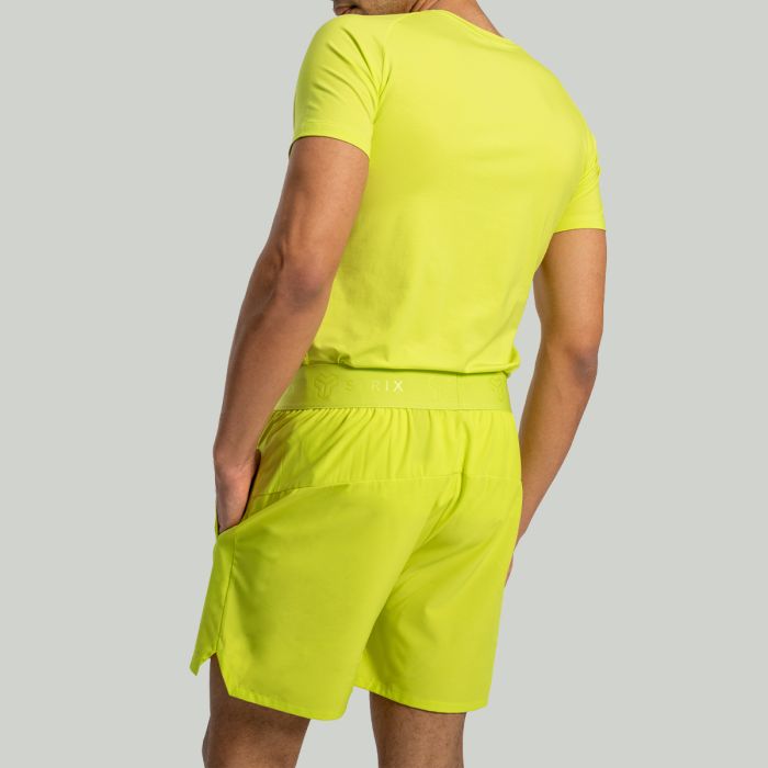 Lunar Shorts in Chartreuse - STRIX XL