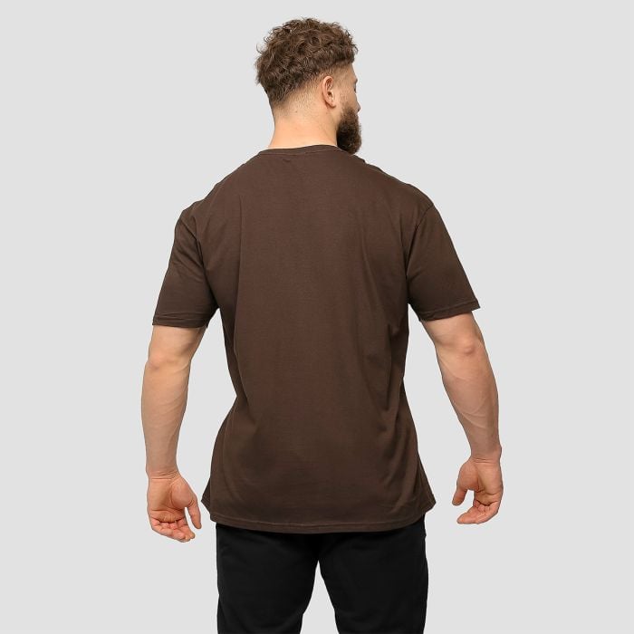 Basic T-Shirt in Chocolate Brown - GymBeam L
