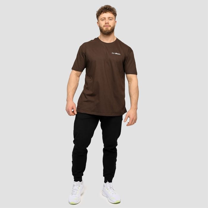 Basic T-Shirt in Chocolate Brown - GymBeam L