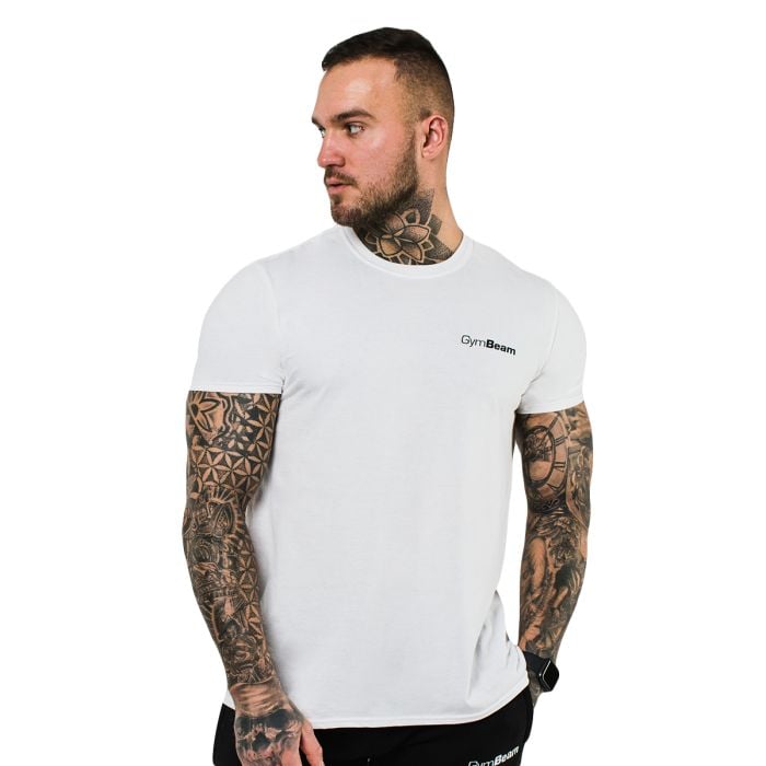 Basic T-Shirt für Männer in White - GymBeam L