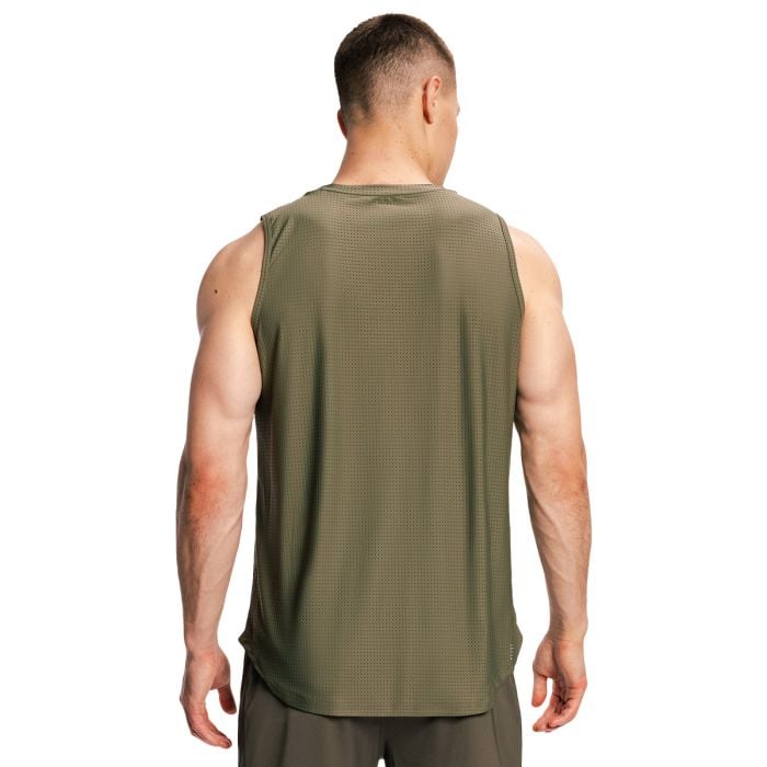 Men‘s Combat Tank Top Olive Grey - GymBeam XXL