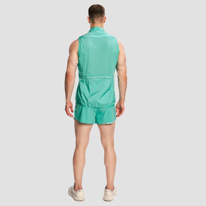 Men‘s Pulse X Running Gillet Green - GymBeam S