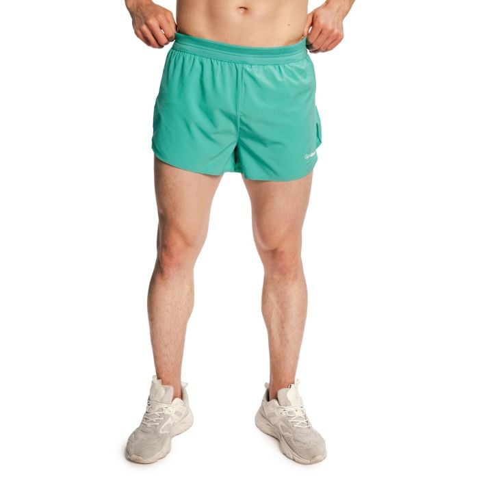 Men‘s Pulse X Running Shorts 2in1 Green - GymBeam XL