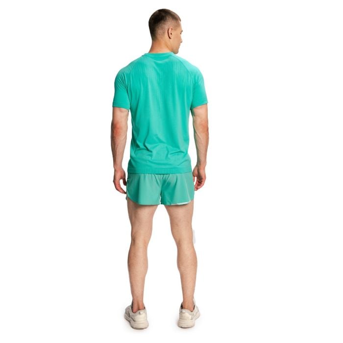 Men‘s Pulse X Running Shorts 2in1 Green - GymBeam XL