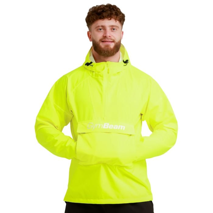 Regenjacke Smock für Männer in Citric - GymBeam XXL